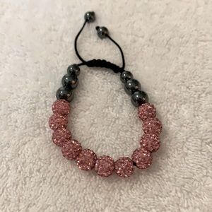 Sparkle Pink extendable party Bracelet